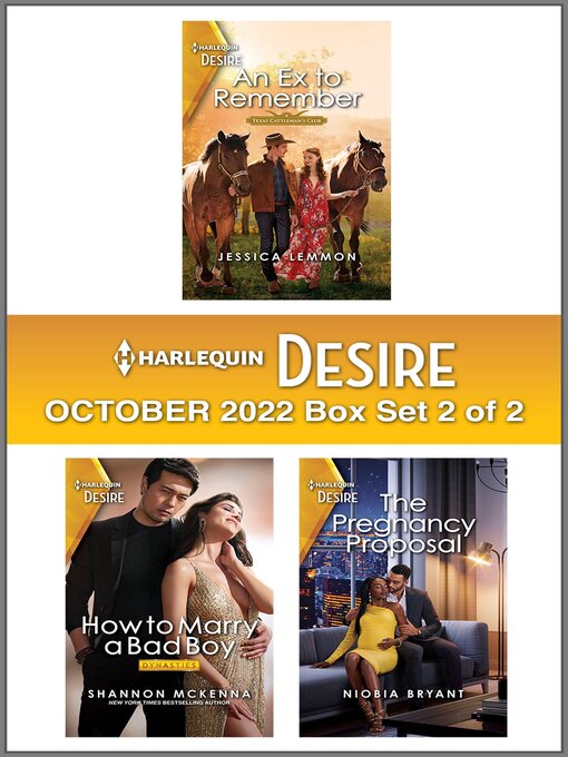 Title details for Harlequin Desire: October 2022 Box Set 2 of 2 by Jessica Lemmon - Available